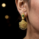 White Stone Jhumka