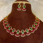 Multi stone Cz Necklace set